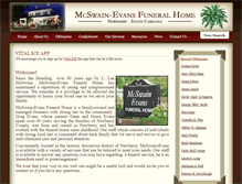 Tablet Screenshot of mcswain-evans.com